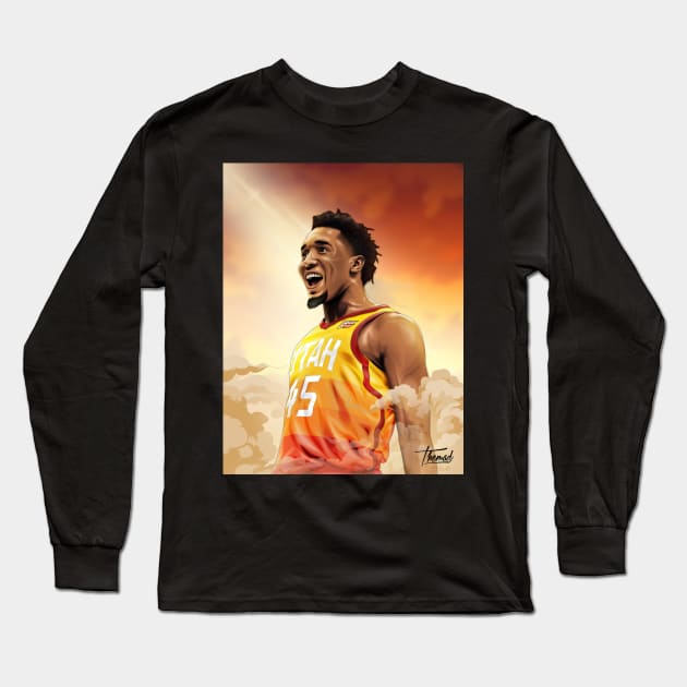 DON "SPIDA" MITCHELL / DRAGON WORLD Long Sleeve T-Shirt by Jey13